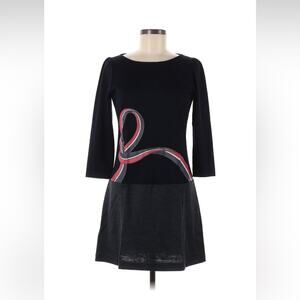 Roberta di Camerino Fortuna drop waist ribbon dress, small-med